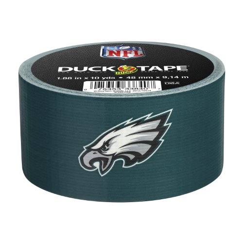 image for Duck Brand 281532 Philadelphia Eagles NFL Team Logo Duct Tape, 1.88-In