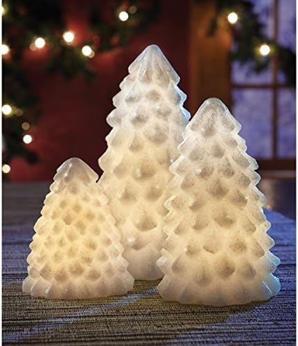 Amazon Com Apothecary Company 3 Piece Led Christmas Tree Set