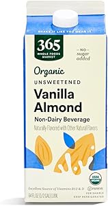 365 by Whole Foods Market, Organic Almondmilk Unsweetened Vanilla, 64 fl oz
