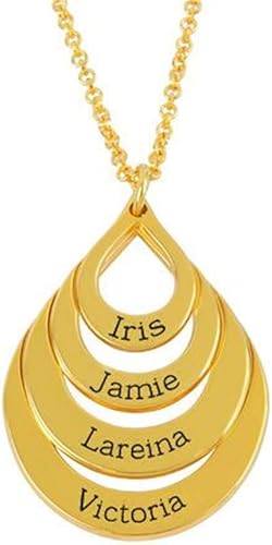 Collier prenom goutte Clearance