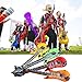CCINEE 12Pack 35 Inch Novelty Inflatable Rock Star Guitar Toys Assorted Color for Children Party Accessories Favors