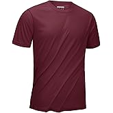 KEFITEVD Men's Short Sleeve UPF 50+ Sun Protection Shirts Quick Dry Rashguard Swim Shirt SPF Workout Fishing Athletic T-Shirt