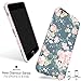 iPhone 6/6s case floral, Akna New Glamour Series [All New Design] Flexible Soft TPU cover with Fabulous Matte Pattern for both iPhone 6 & iPhone 6s(4.7
