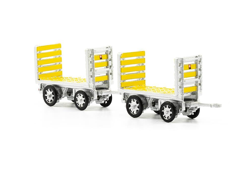 Arwci ACE 85008702 1/87 PTT Die-Cast Collectors Luggage Trolley Set