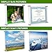 Meetu Acrylic Picture Frames 8.5x11 -Inner 8x10 Photo Frames (2 Pack)- Wall Frames To Display Family Pictures, Baby Pictures, Documents, Arts, Dog Pictures -Make Clear Float 3D Look