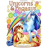 Amazon.com: Adult coloring books: The Fairy World of Unicorns: coloring ...