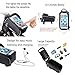 3-Pack Bike Frame Bag Tail Light Bicycle Bell Set, Waterproof Mountain Road Cycling Front Top Tube Touchscreen Sun Visor Storage Pouch Bag Phone Holder Stand, for iPhone Samsung and other Smartphonethumb 2