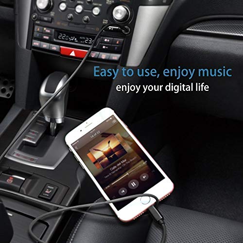 Buteny Car Aux Cable Compatible with iPhone 7/8/X, [Upgraded] 3.5mm Premium Auxiliary Audio Cable Accessories - Thumbnail 4