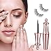 Magnetic Eyelashes and Magnetic Eyeliner,Lavone Magnetic Eyelash Kit,Natural Look Eyelashes,3 Style Eyelashes with Tweezers