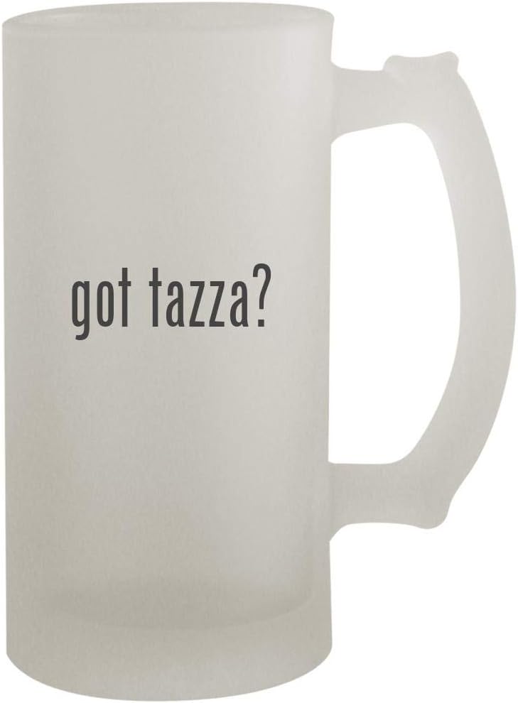 got tazza? - 16oz Frosted Beer Mug Stein, Frosted