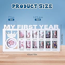 Newborn Baby Picture Frame My First Year Frame Baby