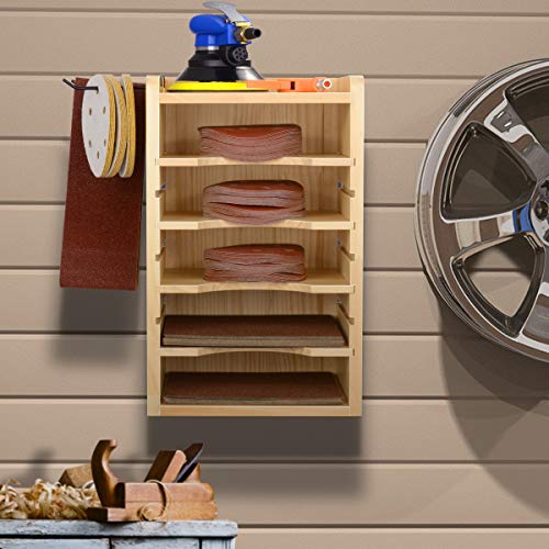Sandpaper Discs Organizer, Sanding Discs Rack, Garage Storage Wall