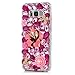 S8 Plus Case,Samsung Galaxy S8 Plus Case 3D Handmade Bling Colorful Diamonds Champagne Flower Butterfly Shiny Sparkle Rhinestone Gems Crystal Clear Full Body Protection Hard PC Cover by Mavis's Diary
