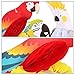 9 Pieces Tropical Bird Decorations Parrot Birds Honeycomb Centerpieces Hawaii Theme Party Colorful Bird Party Decorations for Tiki Luau Hawaiian Party Supplies
