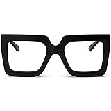 AIEYEZO Oversized Square Blue Light Glasses for