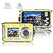 Underwater Camera Full Hd 1080P Waterproof Digital Camera 24.0MP Underwater Digital Camera Self Point and Shoot Dual Screen Waterproof Camera (801A) (A1)