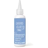 DINGSEN Liquid Polymer Clay Translucent 120 ml, Liquid Clay for Polymer Clay Oven-Bake, for DIY Enthusiasts, Education and Crafting, Easy to Shape &amp; Multi-Mold Compatible