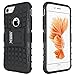 Xbows iPhone 7 Case, [Rugged Wave] Slim Durable Protective Shockproof Case Built-in Kickstand for Apple iPhone 7 (Black)