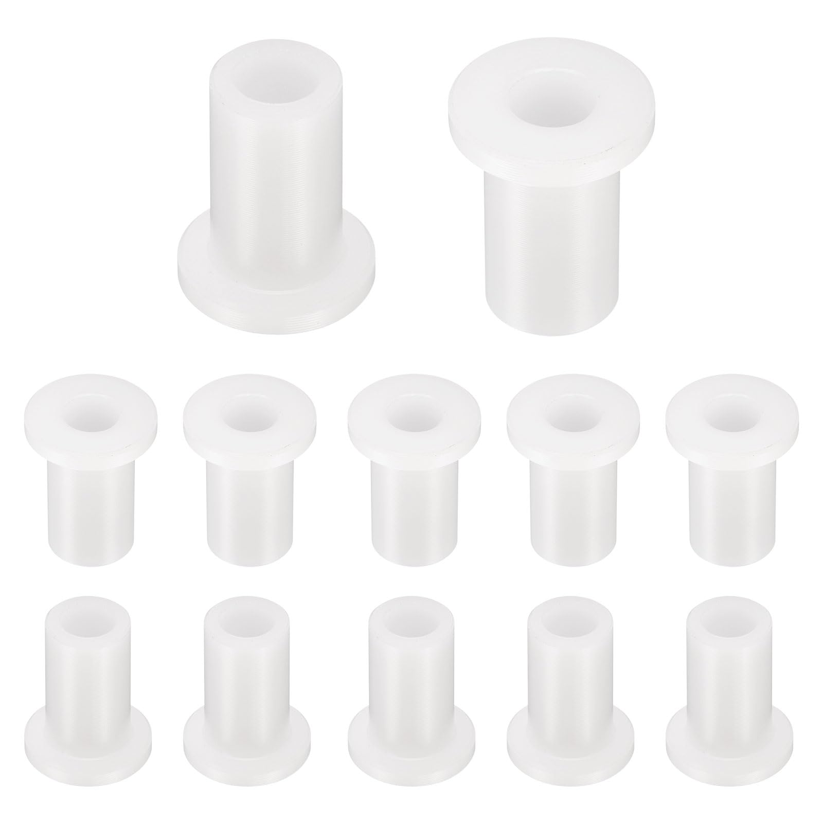uxcell 12pcs Flanged Sleeve Bearings Plastic