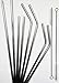 Stainless Steel Straws | Reusable Straws | 8 BPA Free Drinking Straws & 2 Cleaning Brushes for Tumblers, Travel Mugs & Cups | For Home & Travel | Cold Drinks, Iced Coffee, Smoothies & Shakes