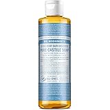 Dr. Bronner's - Pure-Castile Liquid Soap (Baby Unscented, 8 Ounce) - Made with Organic Oils, 18-in-1 Uses: Face, Hair, Laundr