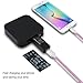 OKRAY 6 Pack 1.83M/6FT Premium Flat Nylon Braided Micro USB 2.0 A Male to Micro B Sync Charge Cables Charging Cord for Samsung Galaxy, Nexus,Motorola, HTC, Android Smartphones (6 Pack)