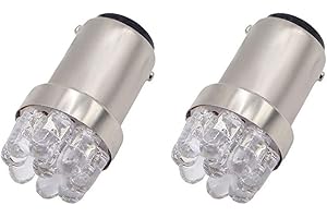 Shangyuan Led 90 Bulb for Boat Navigation Lights, 1004 Led Bulb for Boat Anchor Light Stern Light, BA15D Led Bulb for Boat Lights Bow and Stern, Marine Led Bulb for Perko Light DC12V 2PCS