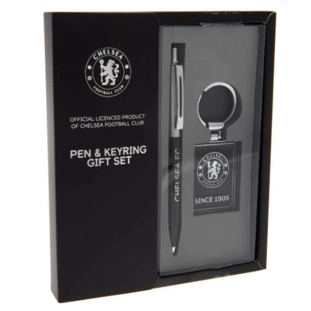 Chelsea Fc Collectors Gift Pack Pen & Keyring Set