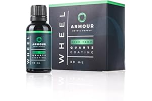 Armour Detail Supply - Wheel Coating - High-Temperature-Resistant Quartz Coating for All Wheel Types & Finishes - Easy Application; 1-Year Protection - 30 ml