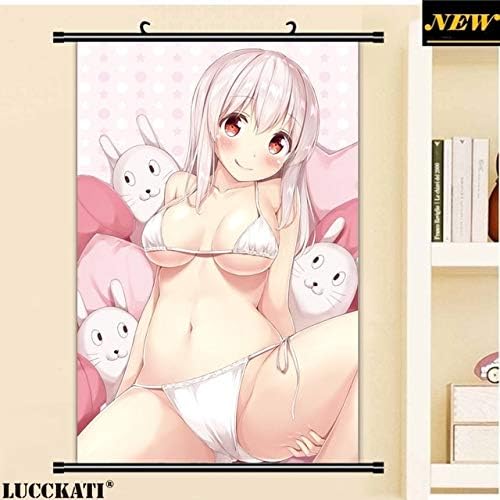 Gabcus 40x60cm Karutamo Wet Ass Bikini Breasts Loli Cameltoe Naked Cartoon Anime Wall Picture Mural Scroll Cloth Canvas Painting Poster Size Inch 40 X 60 Cm Color E Amazon Ca Home Kitchen