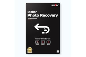 Stellar Photo Recovery Professional for Windows Software | Restore Your Memories in a Click | 1 PC 1 Year Subscription | Keycard Delivery