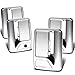 For Ford Super Duty 4DR 4pcs Exterior Door Handle Cover without Passenger Keyhole (Chrome)