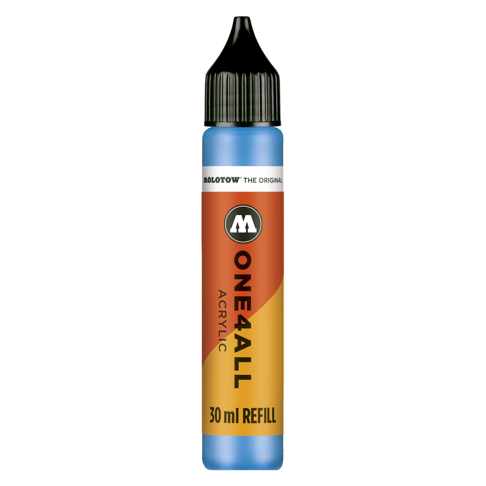 Molotow ONE4ALL Refill Acrylic, Colour 161 Shock Blue, Medium, 30 ml, Refill Ink for Permanent Marker — image 1