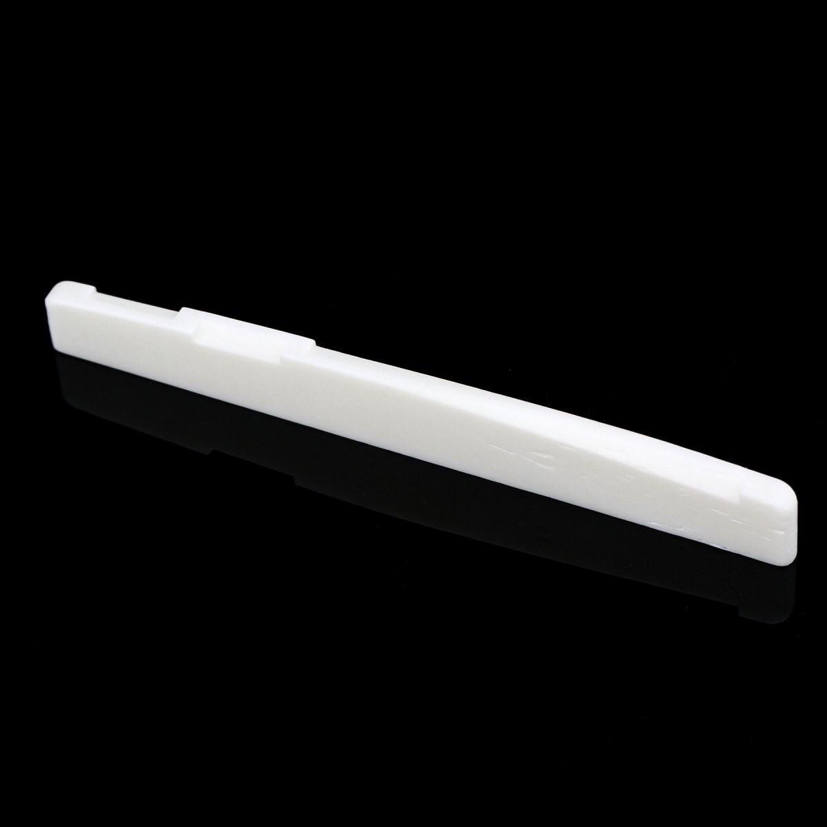 Musiclily Bone Acoustic Guitar Saddle,DJ-14 72x3x9mm (2 Pieces)