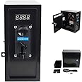 Zinnor Coin Operated Timer Control Box 2 in 1 Coin Timer Control Box Power Supply Box 110V Coin Selector Acceptor Programmable Control Coin Timer, USA Shipping