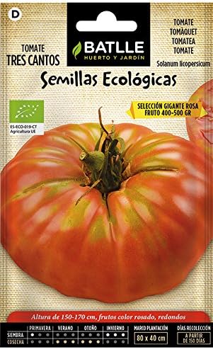 Semillas Ecológicas Hortícolas - Tomate tres cantos gigante rosa ...