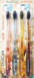 abcOralCare, New Generation US Patented, Non Nylon, Tapered, Soft and Ultra fine bristles  Hannull 4 toothbrush  Deep penetration pack of 4