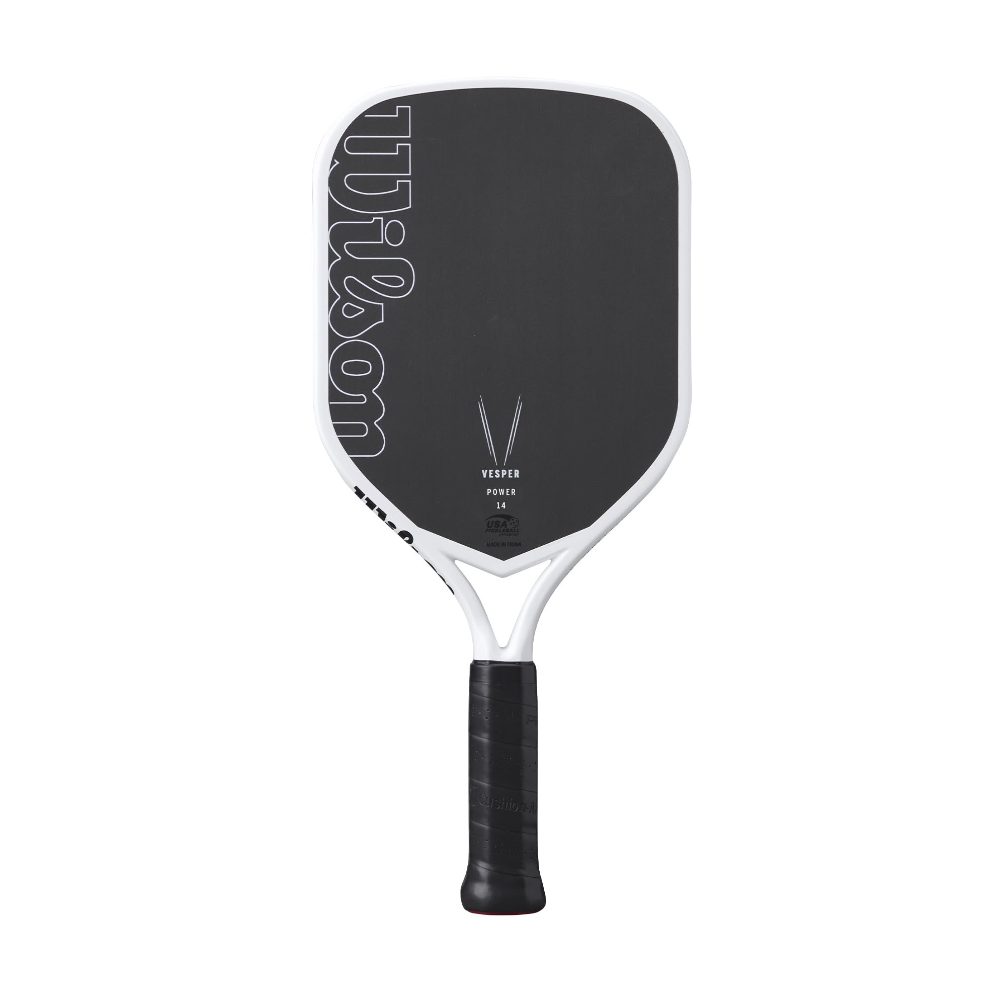 Photo 1 of ***SIMILAR ITEM*****Wilson Vesper Power 14 Pickleball Paddle - Black/White, Grip Size 1-4 1/8"