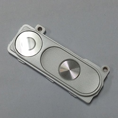 Dogxiong White Back Rear Camera True Really Glass Lens + Surrounding Bezel Frame Holder + Power Volume Home Button For LG G3 (D851,D850,D855,LS985)