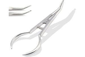 AAProTools Separating Pliers Curved for Orthodontic Rubber Band Elastic Bracket Holder Dental Instruments