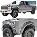 EAG Fender Flares Front and Rear 4PCS Pocket Rivet Style Fit for 08-10 Super Duty