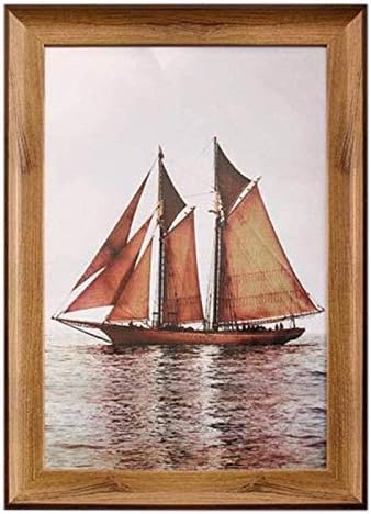 5x7 Picture Frame Elegant and Nice Design Wood 5x7 Photo Display Photo Frame for Desk or Wall 1 Pack(with Real Glass )