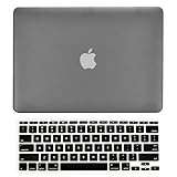 TOP CASE - 2 in 1 Bundle Deal Air 11-Inch Rubberized Hard Case Cover and Matching Color Keyboard Cover for Macbook Air 11