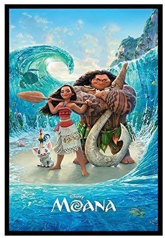 Amazon Moana Magical Seaディズニーポスターコルクピンメモボードブラックframed 96 5 X 66 Cms約38 X 26インチ アートフレーム ポスター オンライン通販
