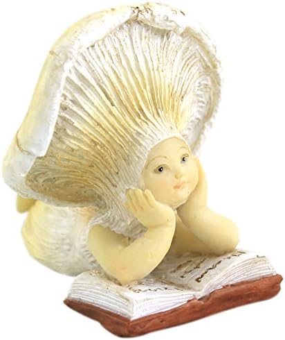 Top Collection Miniature Fairy Garden And Terrarium Shroom Baby Reading