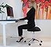 THE ORIGINAL Balance Ball Office Chair Stool, Adjustable Chair - Ergonomic Exercise yoga Chair that Provides Stability and Core Strength ( SALE - CLICK PROMOTIONS FOR BONUS SEAT COVER RRP 24.99)