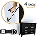 Ella’s METAL STRAPS | Anti-Tip Furniture & TV Safety Straps | TV Anchor | Baby Proof Furniture Straps | Earthquake Anchor | Child Proof