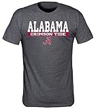 Old Varsity Brand NCAA Alabama Crimson Tide Laser Poly T-Shirt, X-Large, Dark Heather