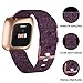 KIMILAR 3-Pack Bands Compatible with Fitbit Versa/Versa 2/Versa Lite Edition, Large Small Soft Woven Fabric Breathable Accessories Strap Replacement Wristband Women Men Compatible Versa Smart Watch
