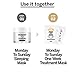 [Monday To Sunday] One Week Treatment Mask Sheet - 7sheets (One Week)